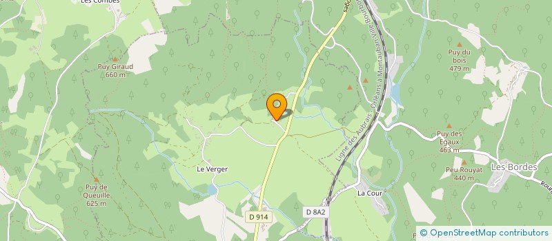 localisation de l'entreprise MADAME NADINE LOUVET  LA JONCHERE-SAINT-MAURICE