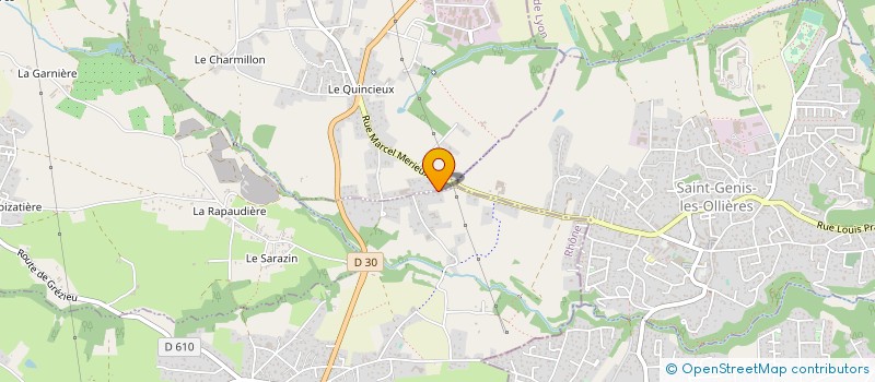 localisation de l'entreprise MADAME NADINE LOVET  GREZIEU-LA-VARENNE