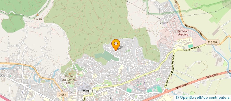 localisation de l'entreprise MADAME NADINE LUTZ à HYERES