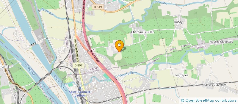 localisation de l'entreprise MADAME NADINE MADRU  CHANAS