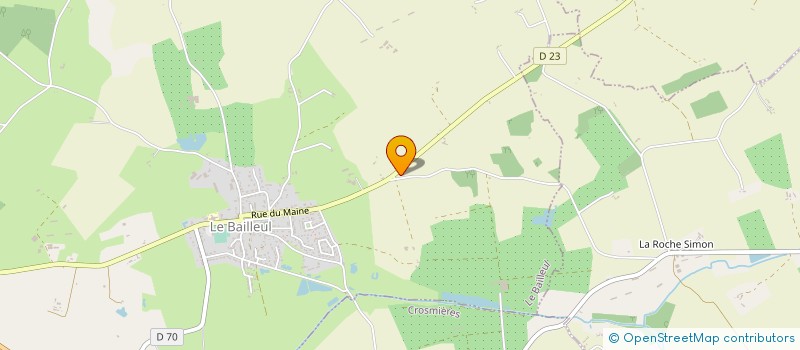 localisation de l'entreprise MADAME NADINE MAHE  LE BAILLEUL