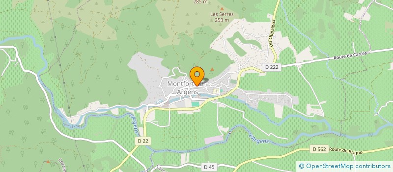 localisation de l'entreprise MADAME NADINE MAJAROUL  MONTFORT-SUR-ARGENS