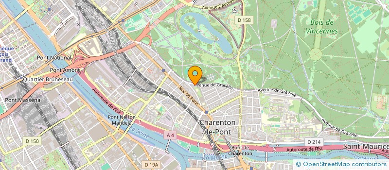 localisation de l'entreprise MADAME NADINE MAKAROVSKY  CHARENTON-LE-PONT