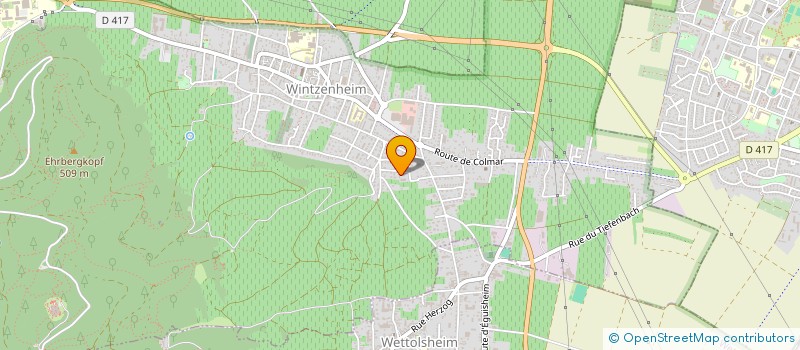 localisation de l'entreprise MADAME NADINE MANOUVRIER  WINTZENHEIM