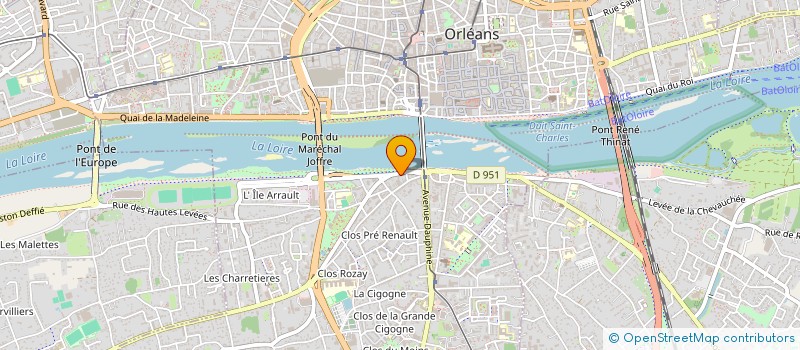 localisation de l'entreprise MADAME NADINE MARCHERAT  ORLEANS