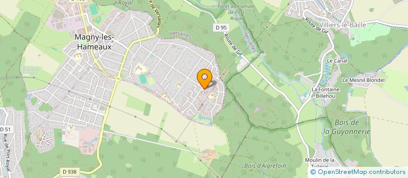 localisation de l'entreprise MADAME NADINE MARMONNIER à MAGNY-LES-HAMEAUX