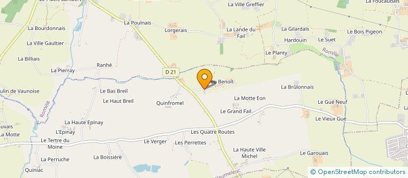 localisation de l'entreprise MADAME NADINE MARTIN à PLEUMELEUC