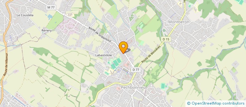 localisation de l'entreprise MADAME NADINE MARTY  PECHBONNIEU