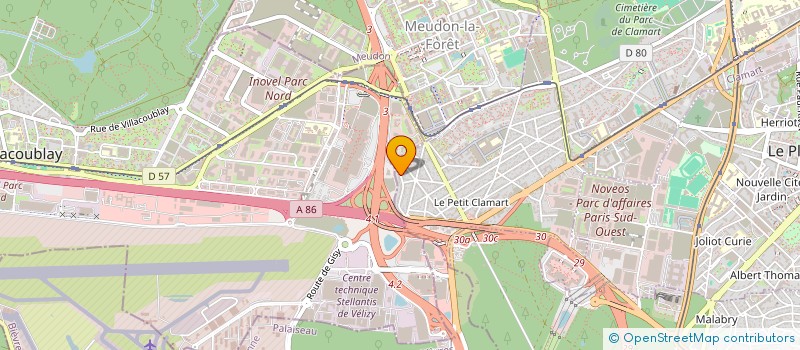 localisation de l'entreprise MADAME NADINE MASQUEREL à CLAMART