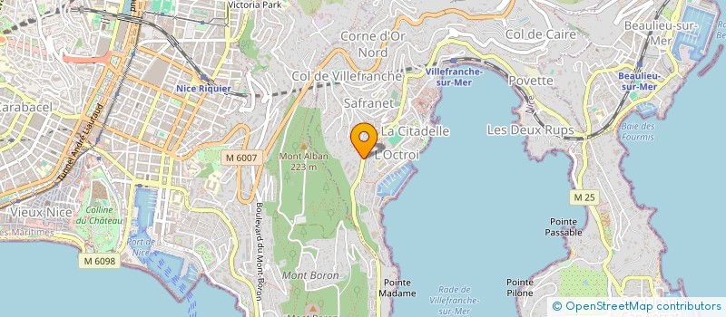 localisation de l'entreprise MADAME NADINE MASSON  VILLEFRANCHE-SUR-MER