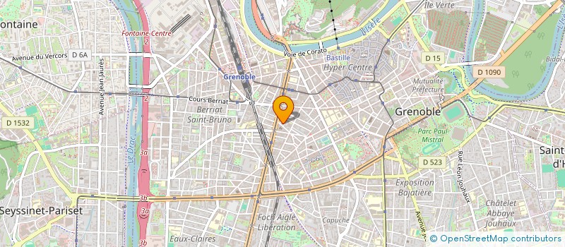 localisation de l'entreprise MADAME NADINE MASSON  GRENOBLE