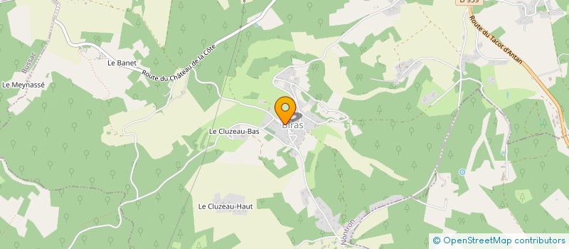 localisation de l'entreprise MADAME NADINE MAZIERE à BRANTOME EN PERIGORD