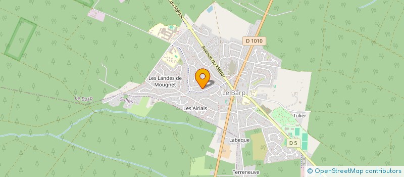 localisation de l'entreprise MADAME NADINE MAZZONI à LE BARP