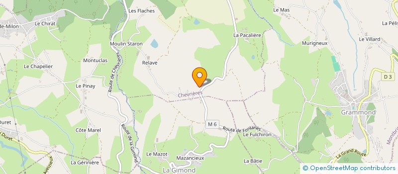 localisation de l'entreprise MADAME NADINE MEILLIER à CHEVRIERES