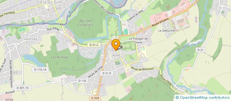 localisation de l'entreprise MADAME NADINE MELITE DECAMP à ANET