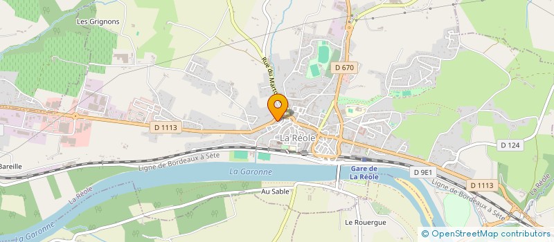 localisation de l'entreprise MADAME NADINE MENSENCAL  LA REOLE