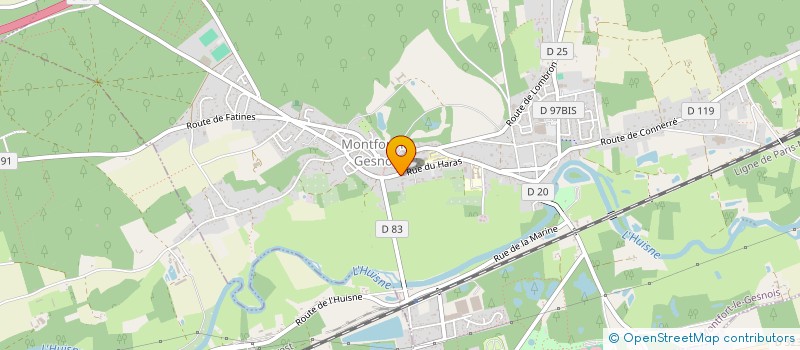 localisation de l'entreprise MADAME NADINE MERCENT  MONTFORT-LE-GESNOIS