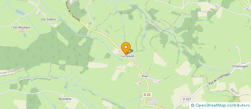 localisation de l'entreprise MADAME NADINE MERCIER  CHAMPLECY