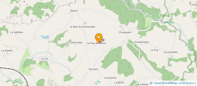 localisation de l'entreprise MADAME NADINE MERIGOUT à LA PORCHERIE