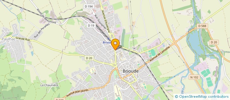 localisation de l'entreprise MADAME NADINE MERROUCHE  LEMPDES-SUR-ALLAGNON