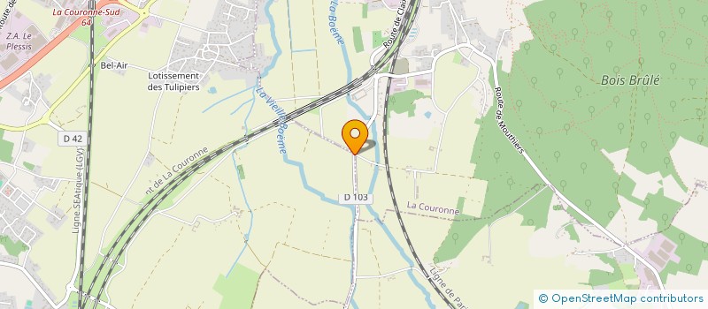 localisation de l'entreprise MADAME NADINE MESNIER  ROULLET-SAINT-ESTEPHE