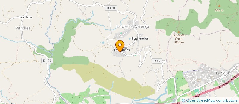 localisation de l'entreprise MADAME NADINE METAILLER  LARDIER-ET-VALENCA