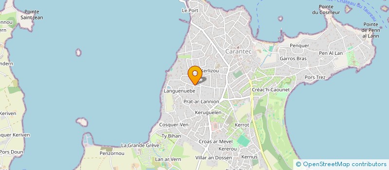 localisation de l'entreprise MADAME NADINE MEUDEC  CARANTEC