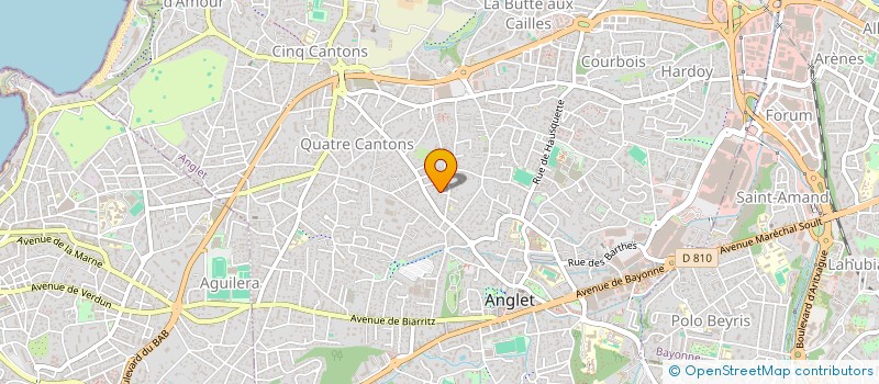 localisation de l'entreprise MADAME NADINE MIANA à ANGLET