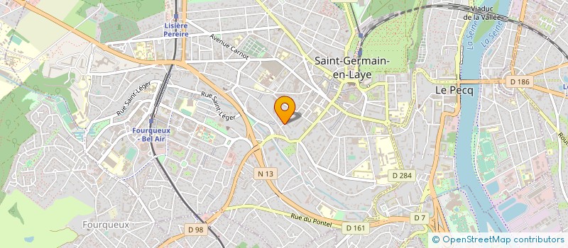 localisation de l'entreprise MADAME NADINE MICHAUX  SAINT-GERMAIN-EN-LAYE