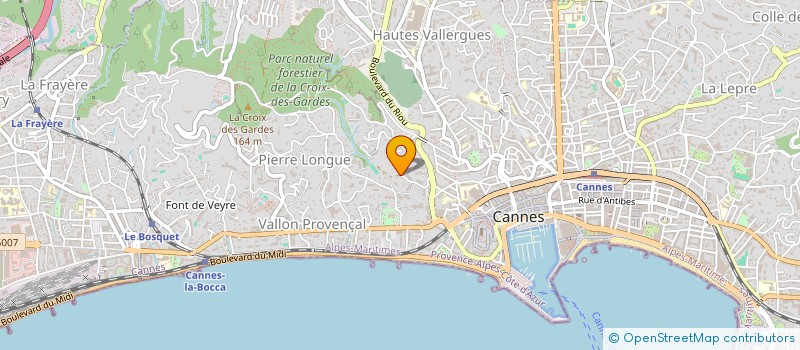 localisation de l'entreprise MADAME NADINE MILLET à CANNES