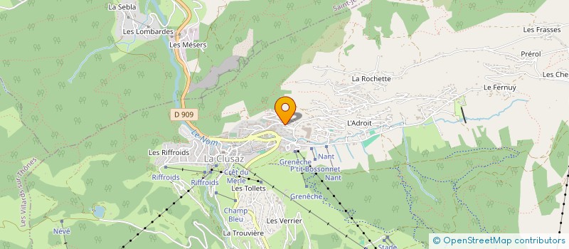 localisation de l'entreprise MADAME NADINE MOCELLIN à LA CLUSAZ