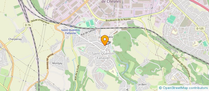 localisation de l'entreprise MADAME NADINE MOISSONNIER à SAINT-QUENTIN-FALLAVIER