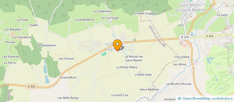 localisation de l'entreprise MADAME NADINE MORANCAIS à BELFORET-EN-PERCHE