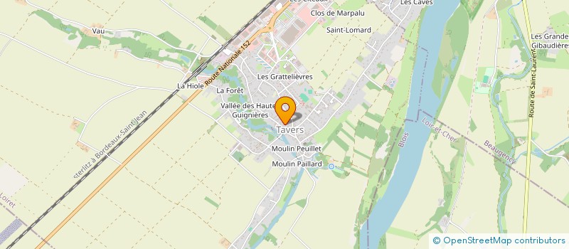 localisation de l'entreprise MADAME NADINE MORILLON à TAVERS