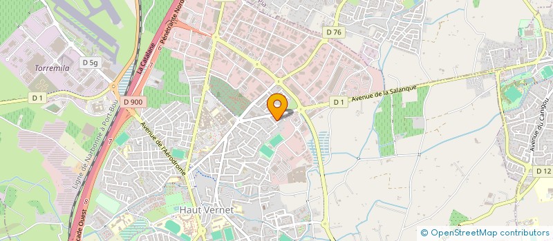 localisation de l'entreprise MADAME NADINE MORTIER  PERPIGNAN