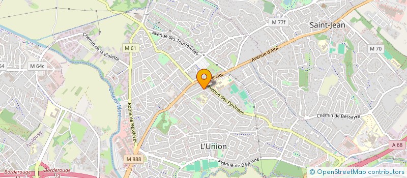 localisation de l'entreprise MADAME NADINE MOUSSAOUI à L'UNION