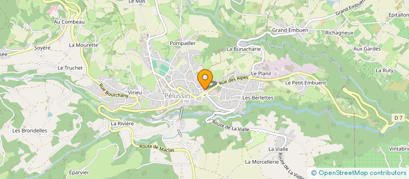 localisation de l'entreprise MADAME NADINE MOUSSET  PELUSSIN