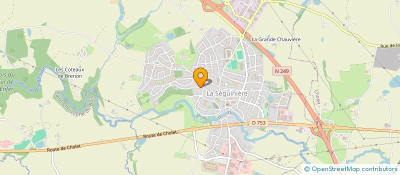 localisation de l'entreprise MADAME NADINE NEAU  LA SEGUINIERE