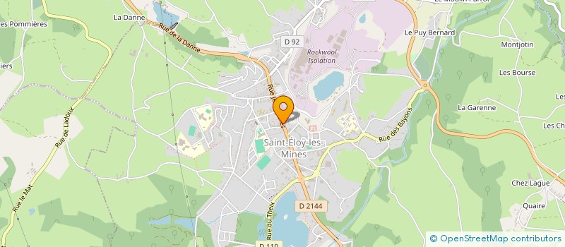 localisation de l'entreprise MADAME NADINE NEUVILLE  SAINT-ELOY-LES-MINES