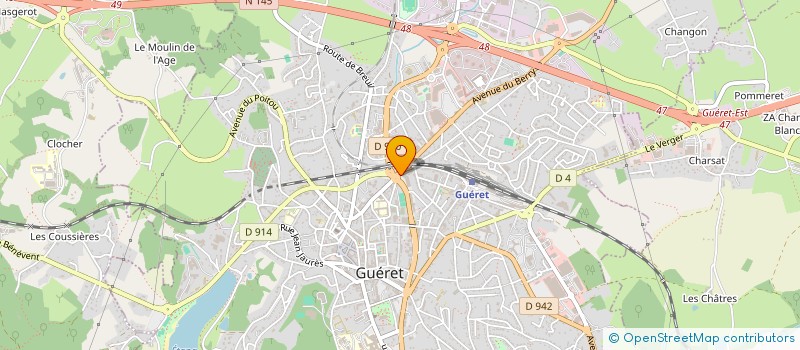 localisation de l'entreprise MADAME NADINE NEYBOU à GUERET