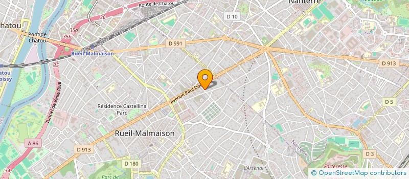 localisation de l'entreprise MADAME NADINE NGUIDJOL à RUEIL-MALMAISON