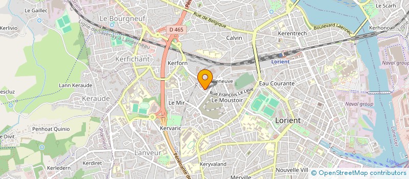 localisation de l'entreprise MADAME NADINE NIVAULT  LORIENT