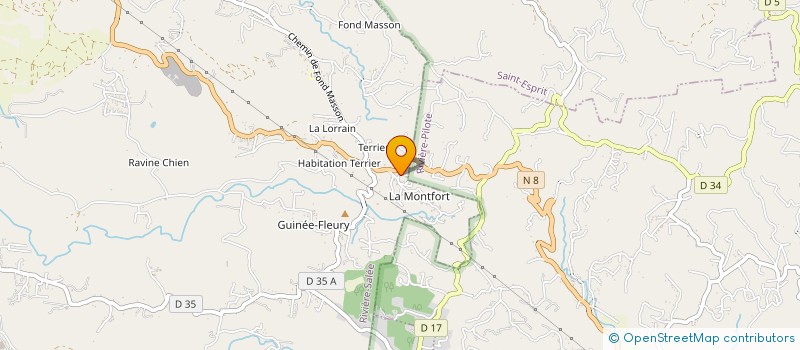 localisation de l'entreprise MADAME NADINE NORDEY à RIVIERE-SALEE