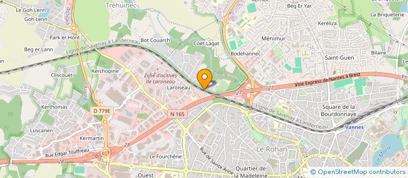 localisation de l'entreprise MADAME NADINE OGOR à VANNES