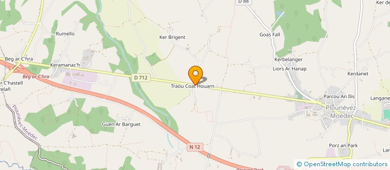 localisation de l'entreprise MADAME NADINE OLLIVIER  PLOUNEVEZ-MOEDEC