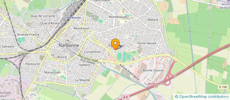 localisation de l'entreprise MADAME NADINE PALAYSI à NARBONNE