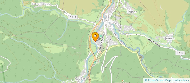 localisation de l'entreprise MADAME NADINE PALLAS  ARREAU