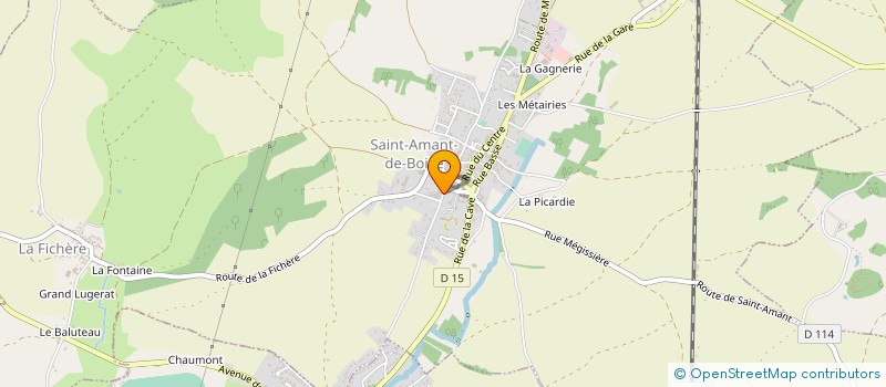 localisation de l'entreprise MADAME NADINE PAPIN à SAINT-AMANT-DE-BOIXE