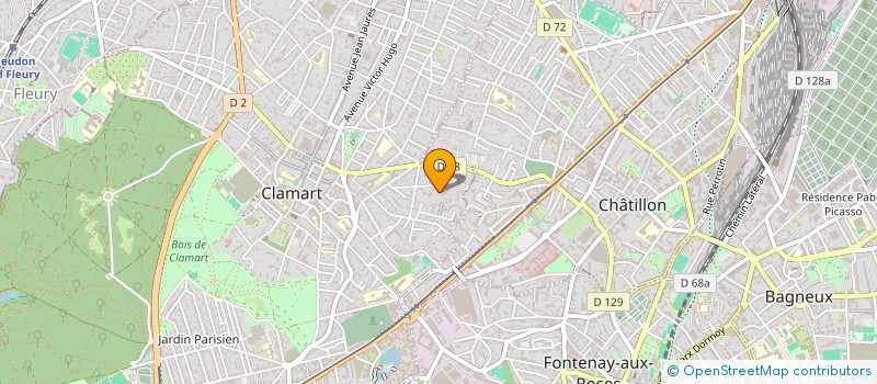 localisation de l'entreprise MADAME NADINE PARAVANO à CLAMART