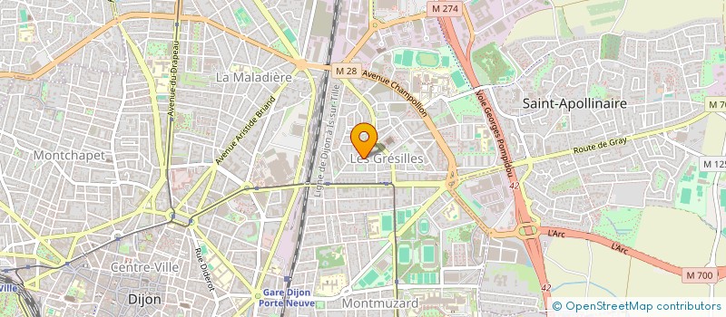 localisation de l'entreprise MADAME NADINE PASSERON  DIJON